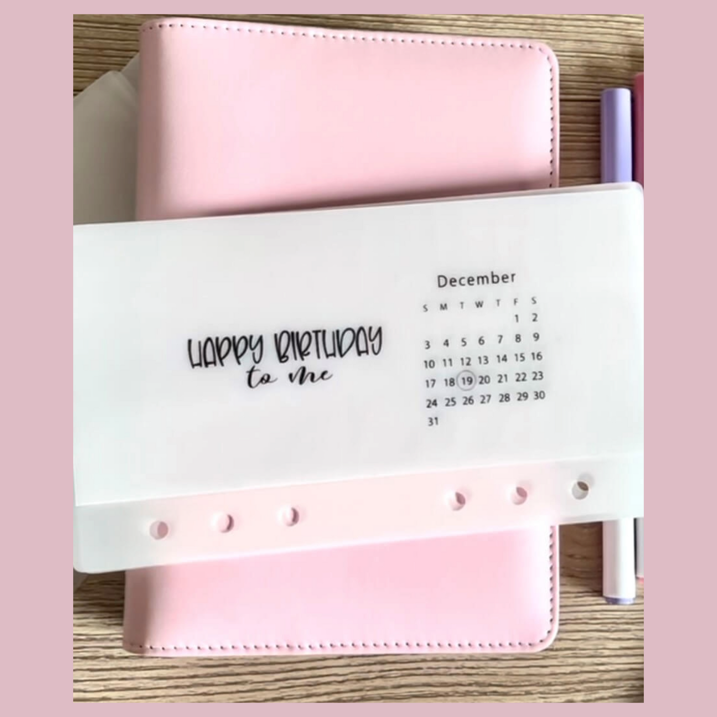 A6 Black Custom Birthday Vellum Cash Envelope