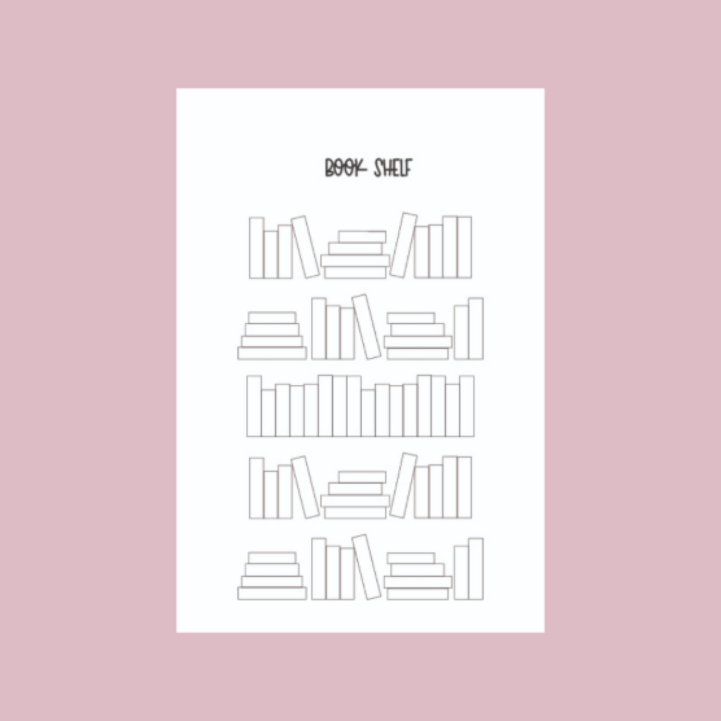 Pink Stripes Reading/Book Journal