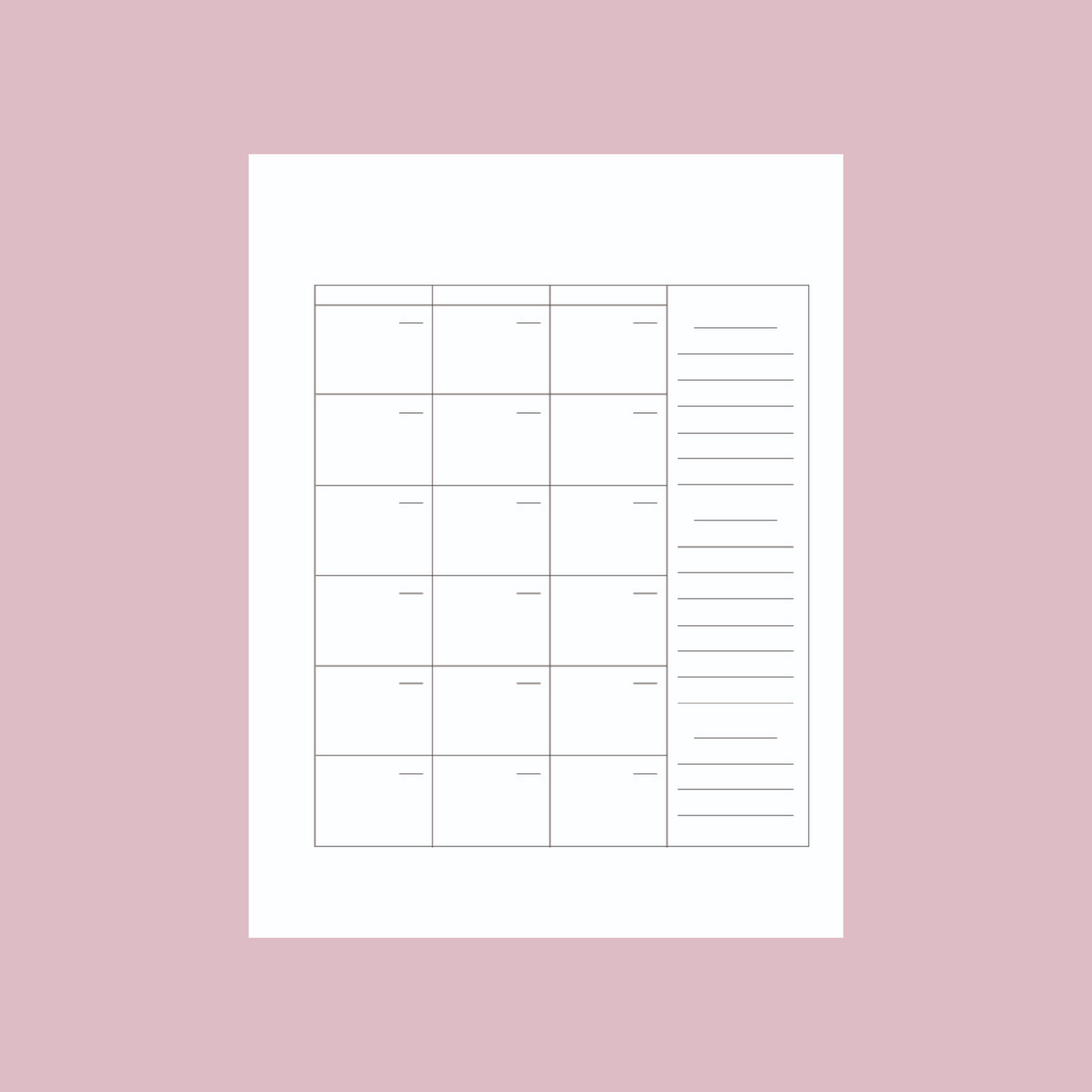 Pastel Leopard Undated Weekly Planner