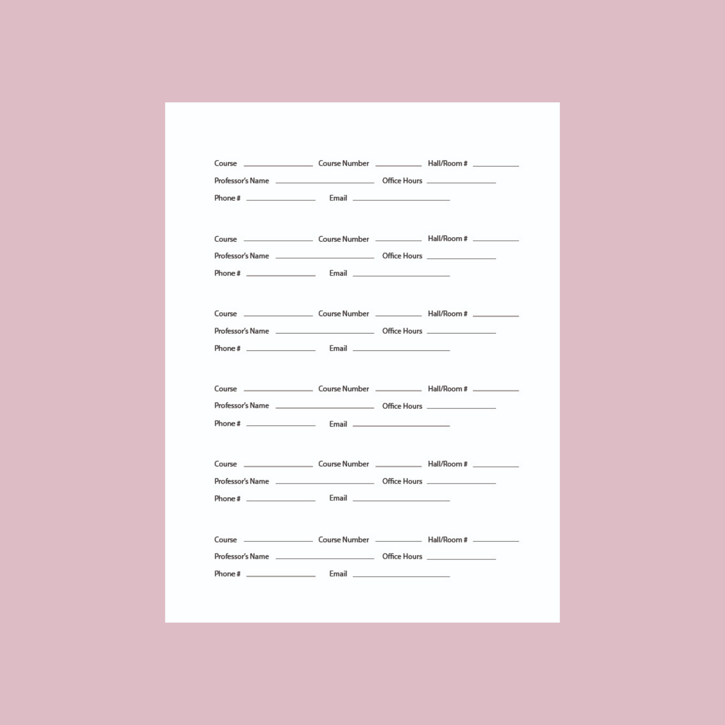2025 Dated Pastel Leopard Academic Planner