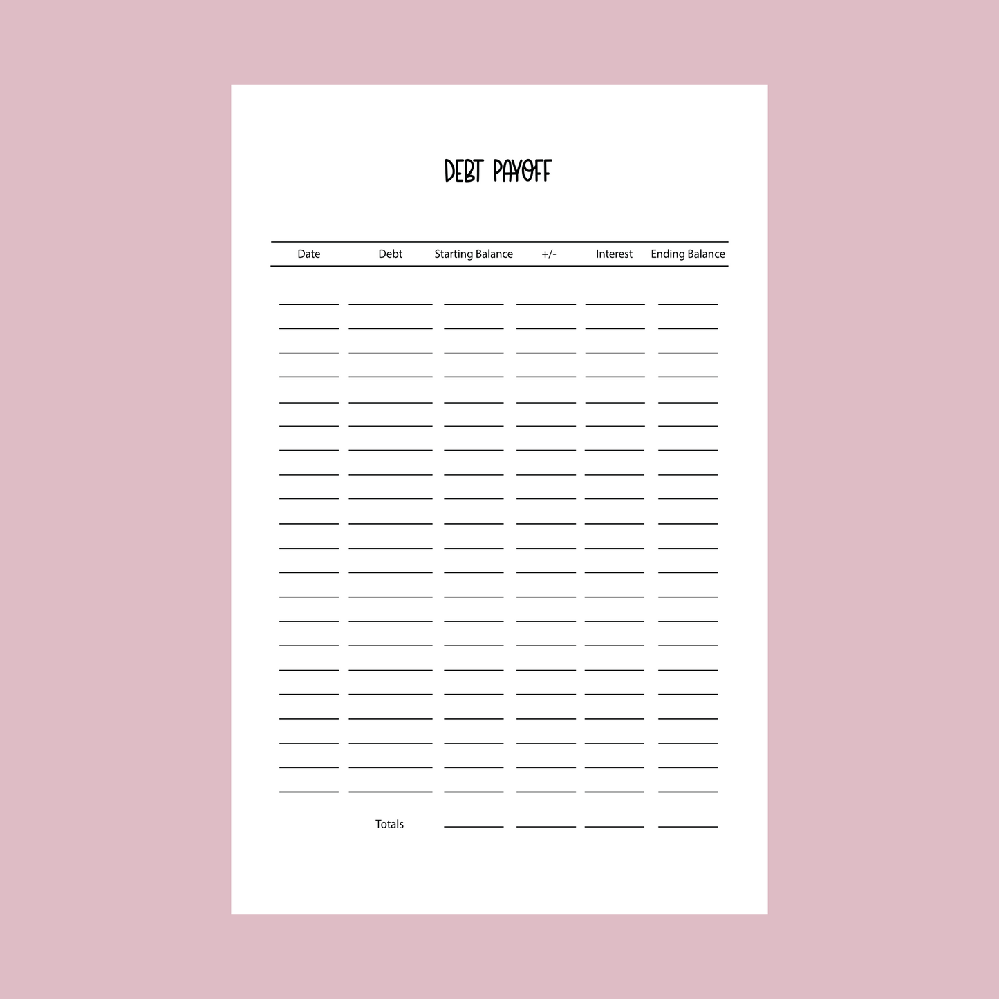 Pastel Leopard Budget Planner