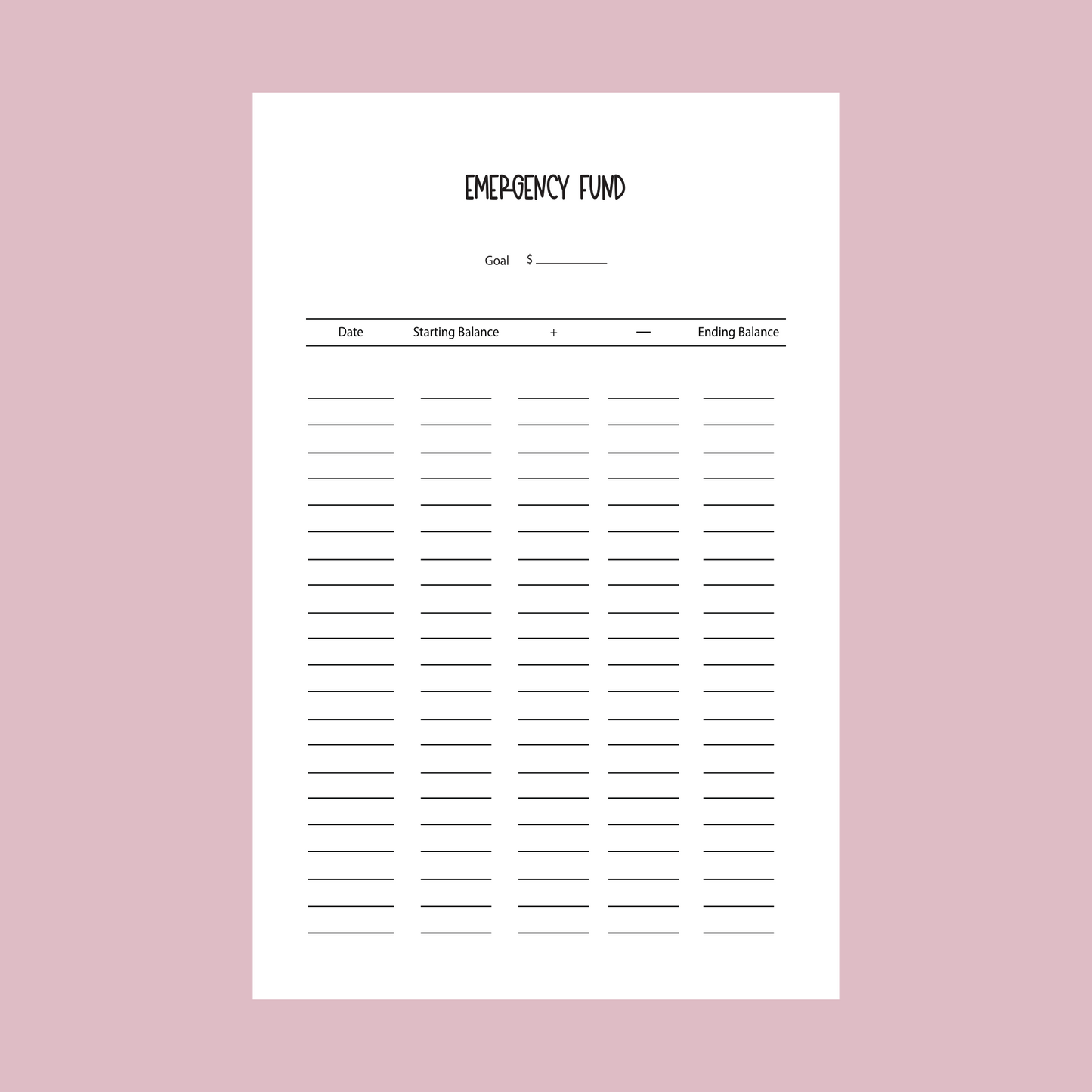 Pastel Leopard Budget Planner