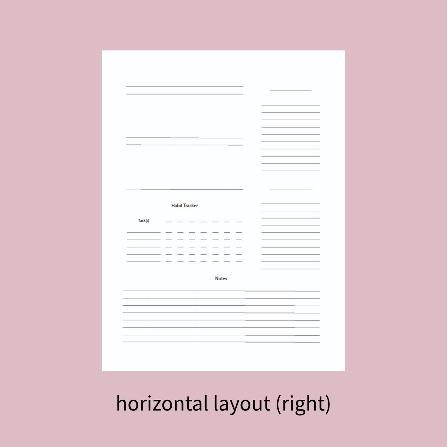 Pastel Leopard Undated Weekly Planner