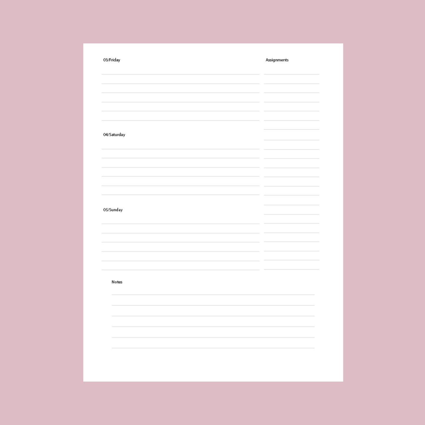 2025 Dated Pastel Leopard Academic Planner