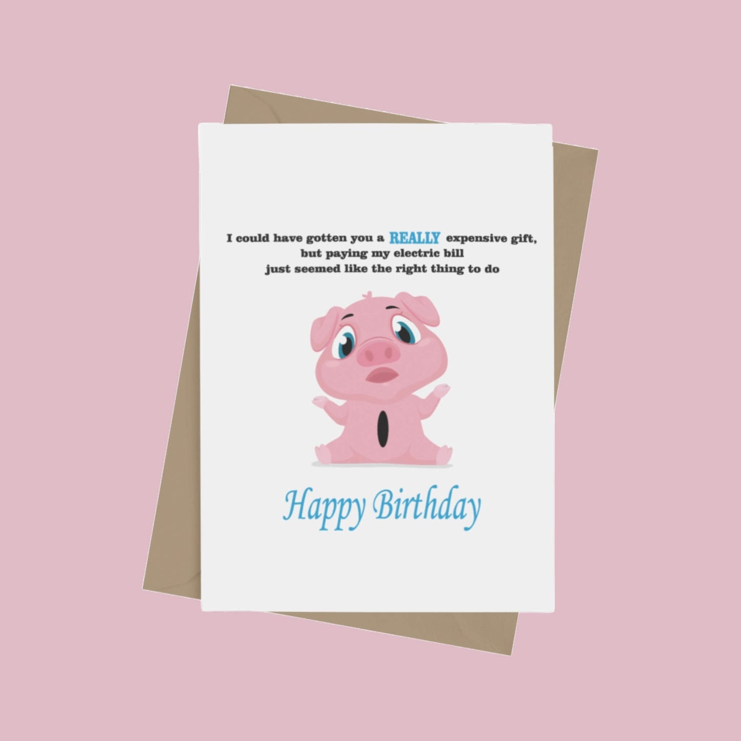 Keeping The Lights On Birthday Card