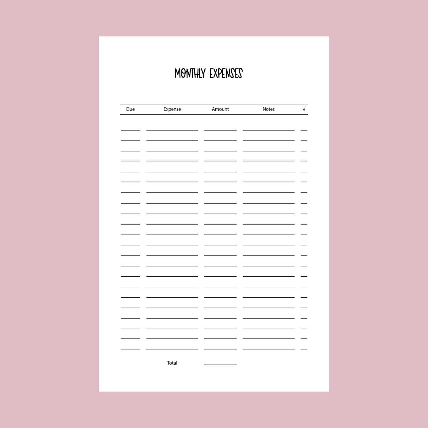 Pastel Leopard Budget Planner