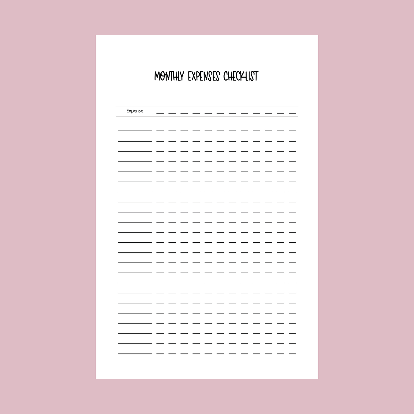 Pastel Leopard Budget Planner