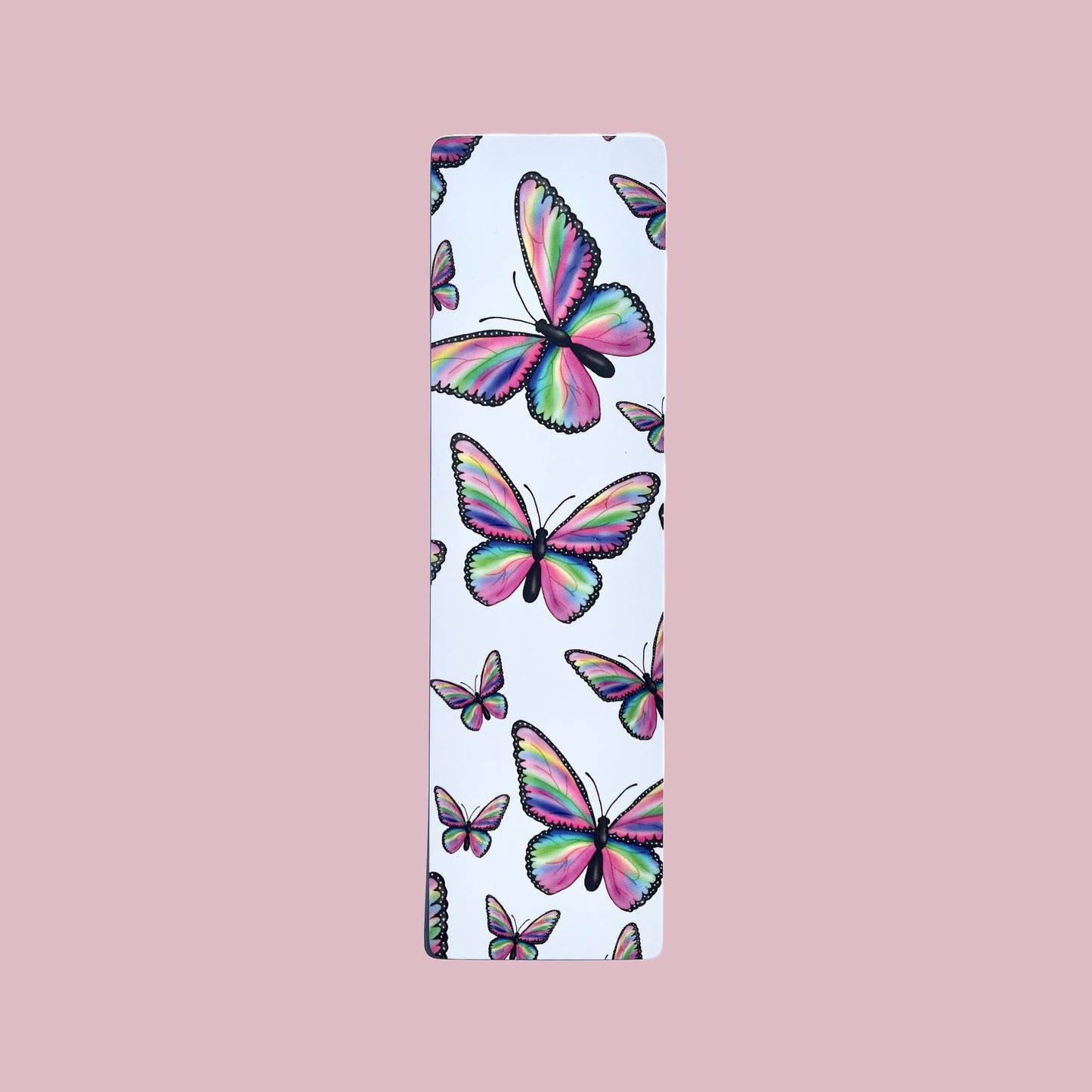 Pink Butterfly Bookmark