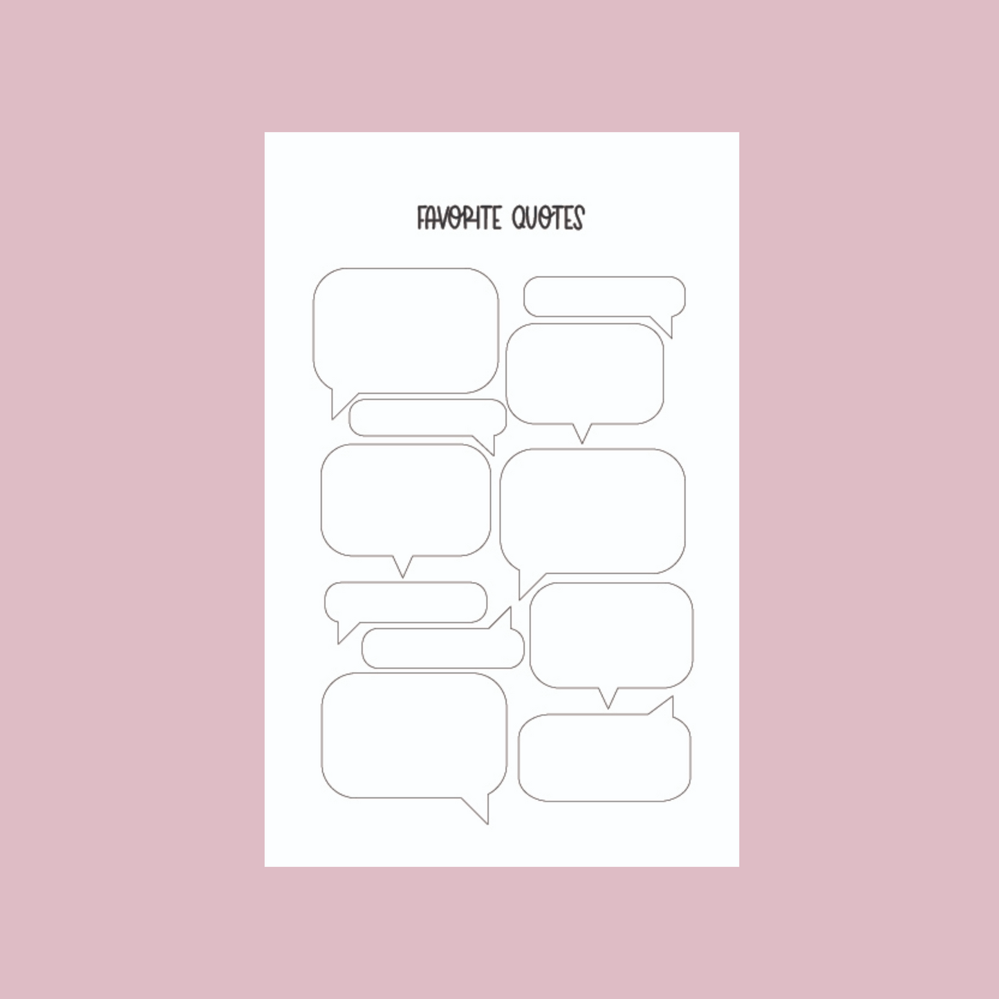 Pink Stripes Reading/Book Journal