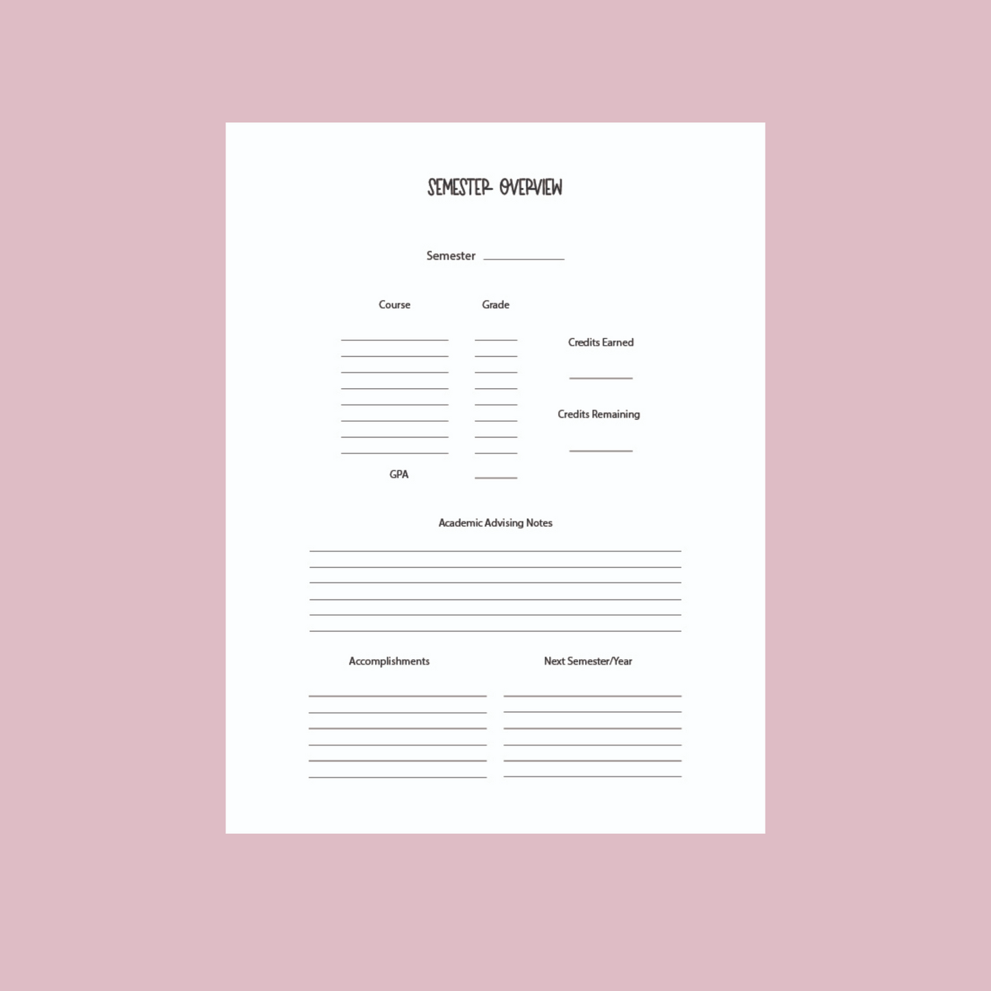 2025 Dated Pastel Leopard Academic Planner