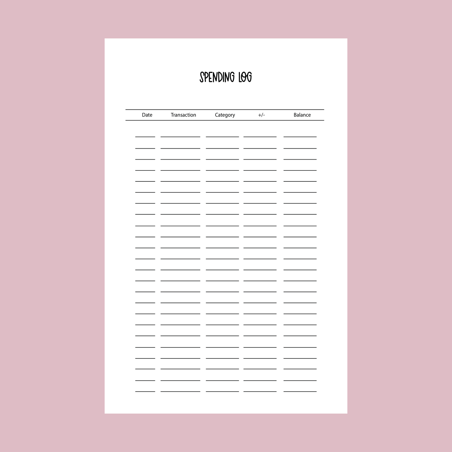 Pastel Leopard Budget Planner