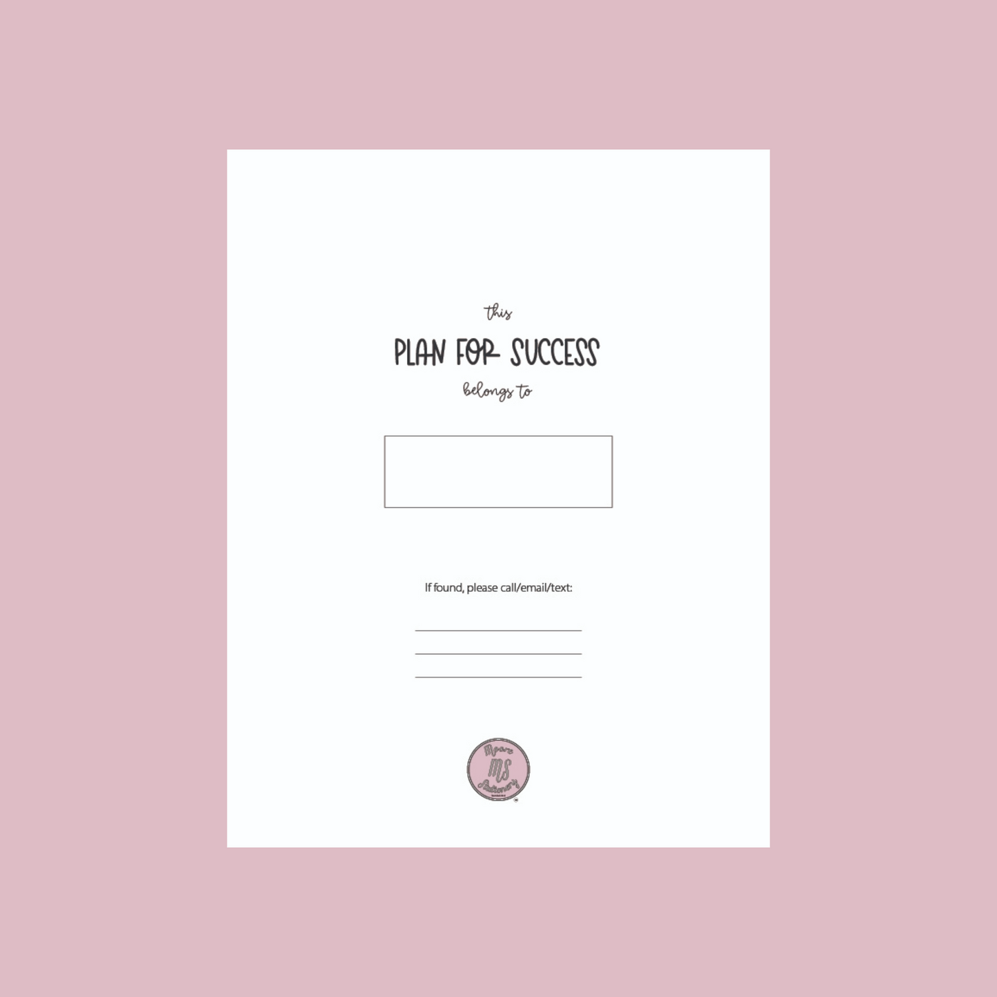 2025 Dated Pastel Leopard Academic Planner