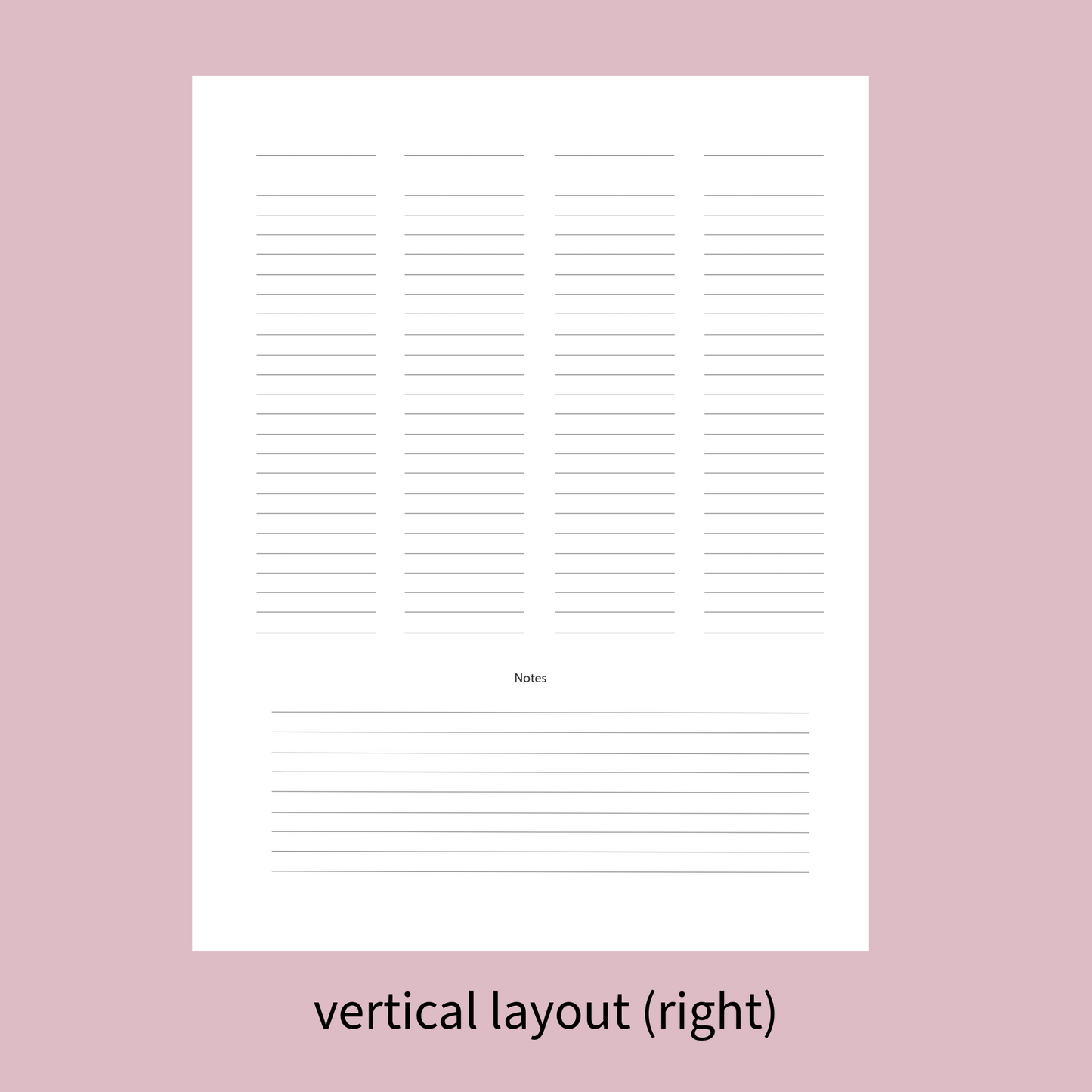 Pastel Leopard Undated Weekly Planner