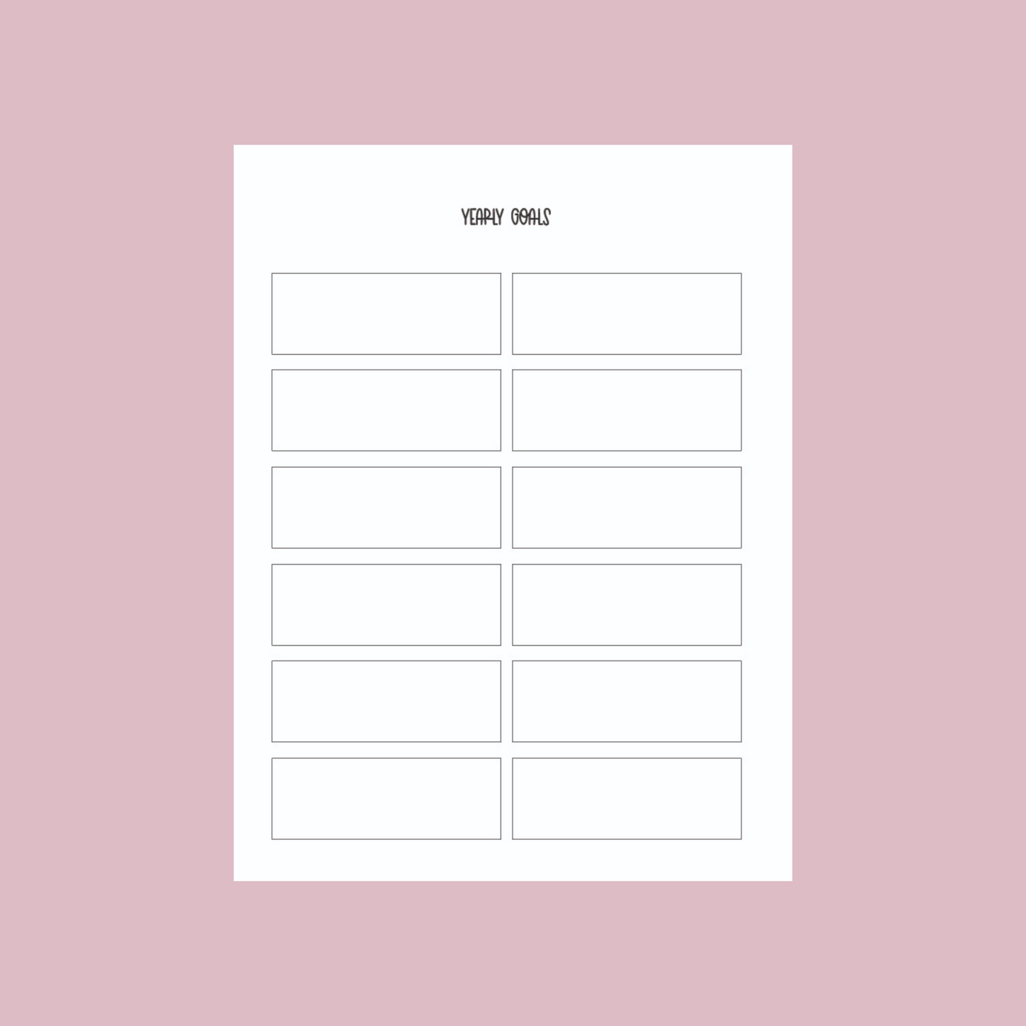 Pastel Leopard Undated Weekly Planner