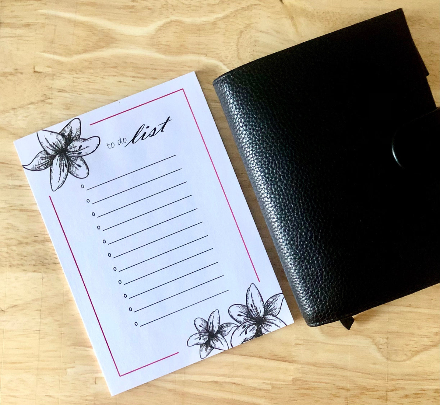 Lily To Do List Notepad