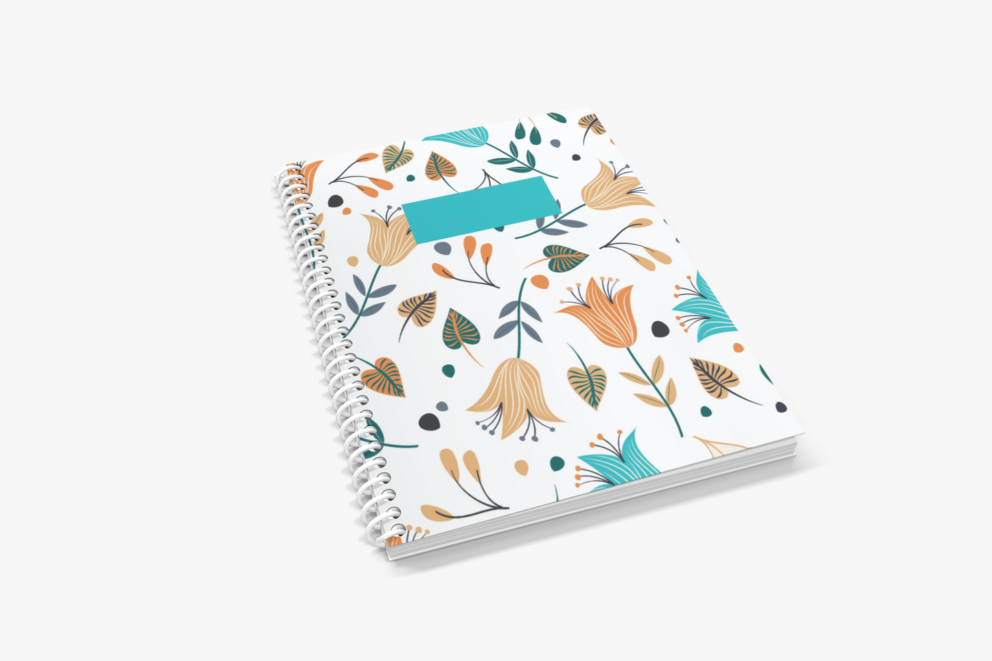 Blue Florals Undated Budget Planner