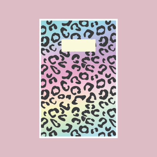 Pastel Leopard Undated Academic Planner