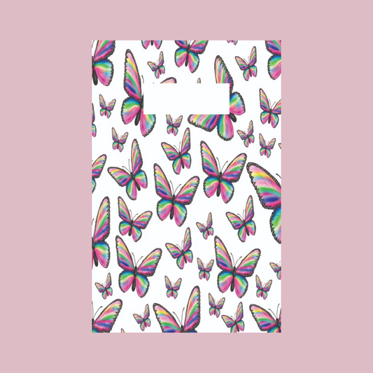 Pink Butterflies Lined Notebook