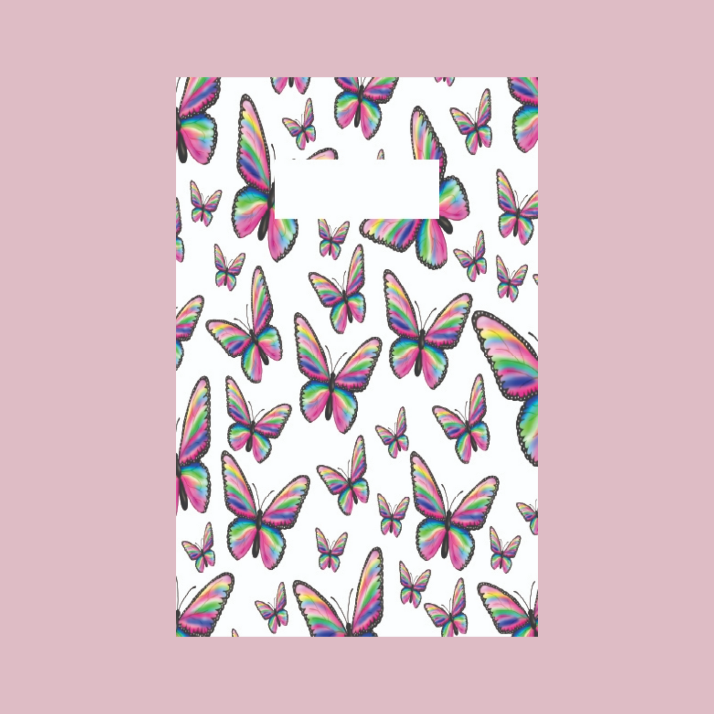 Pink Butterflies Undated Academic Planner