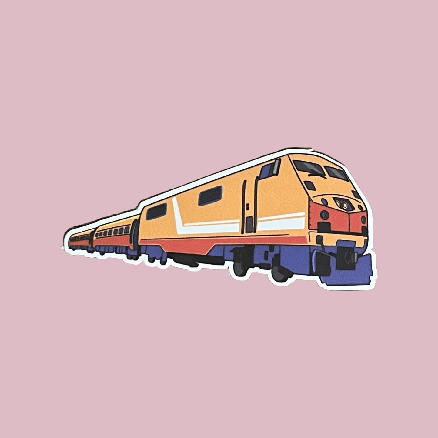 Train Vinyl Die Cut Sticker