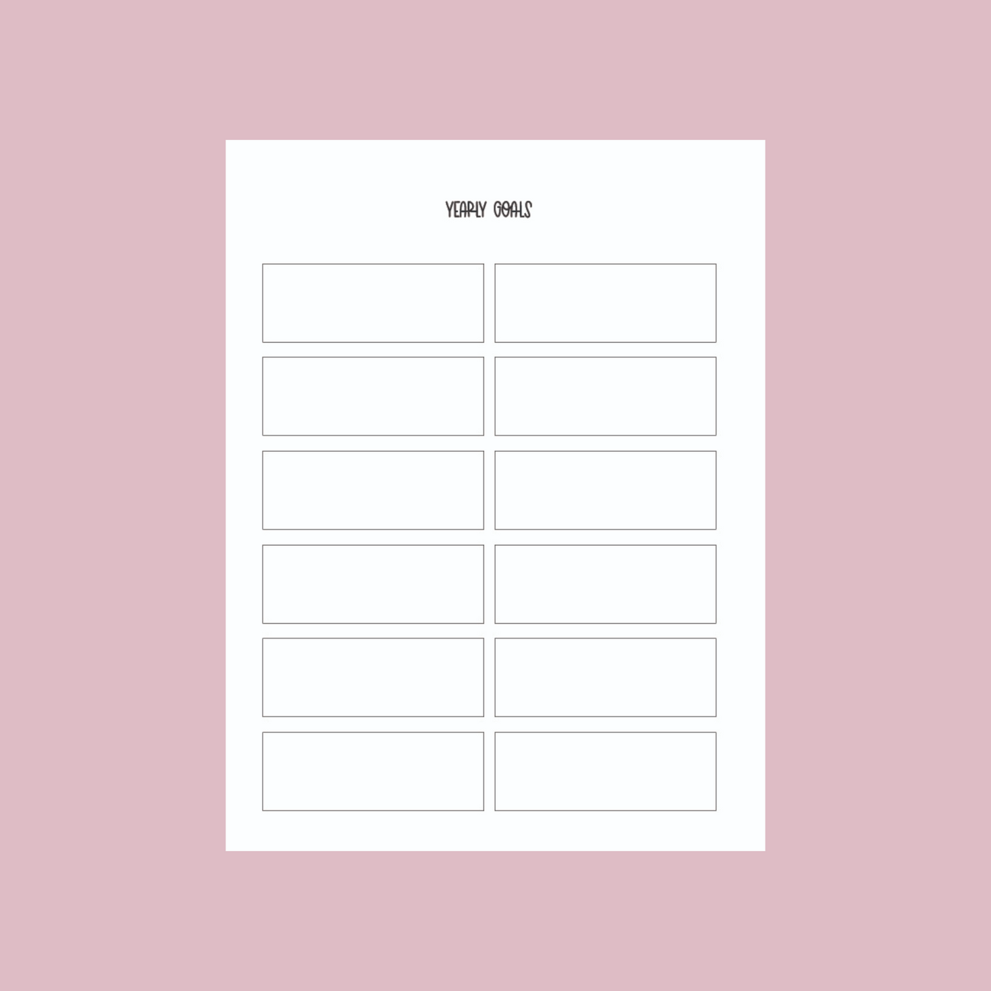 Pink Stripes Weekly Planner