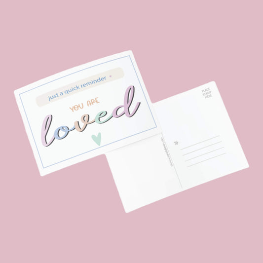 You Are Loved Postcard